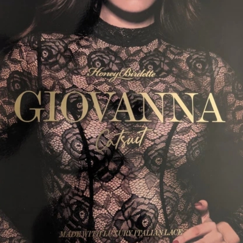 Honey Birdette Giovanna Catsuit Size M Brand New In Box - Picture 2 of 5